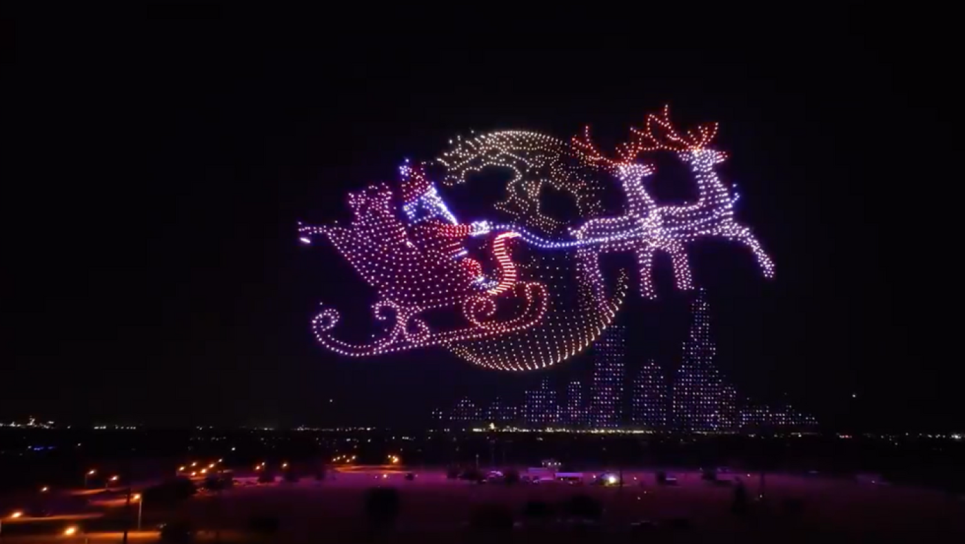 Σημειώθηκε ρεκόρ Γκίνες από 5.000 drones στο Τέξας