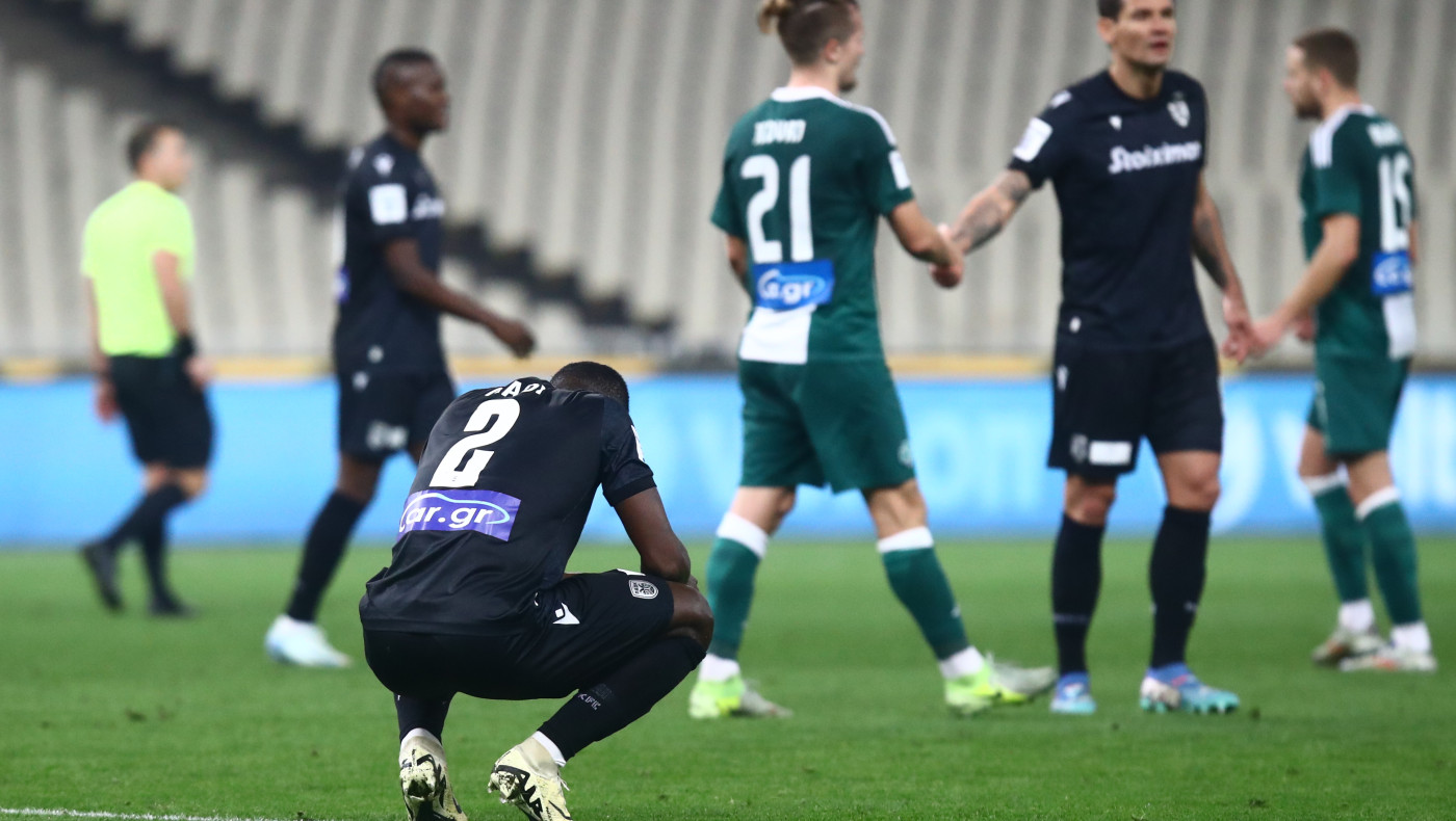 Ο ΠΑΟΚ των προβλημάτων, της γκαντεμιάς και των μοιραίων λαθών, λύγισε στο 90΄  με 10 παίκτες