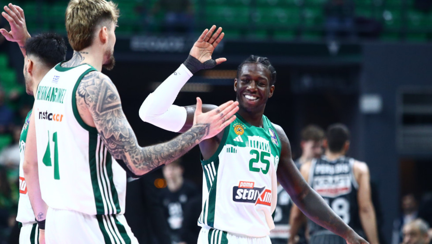 Ο Παναθηναϊκός άντεξε στην πίεση του ΠΑΟΚ και πέτυχε νέα 100άρα