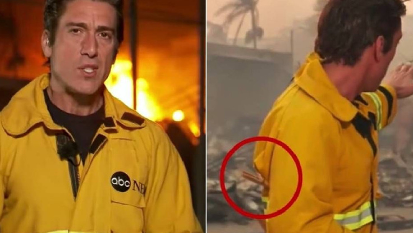 Τηλεπαρουσιαστής φόρεσε φόρμα πυροσβέστη με... μανταλάκι για να δείχνει fit