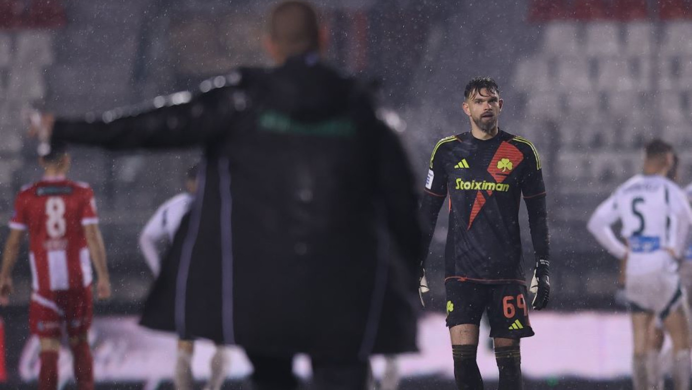 Πανσερραϊκός-Παναθηναϊκός: Απίστευτη φάση με αποβολή του Ντραγκόφσκι και πέναλτι!