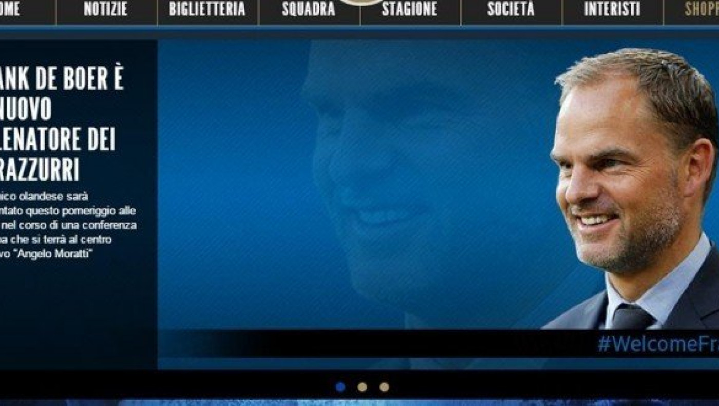 Προπονητής της Ιντερ και επίσημα ο Φρανκ Ντε Μπουρ