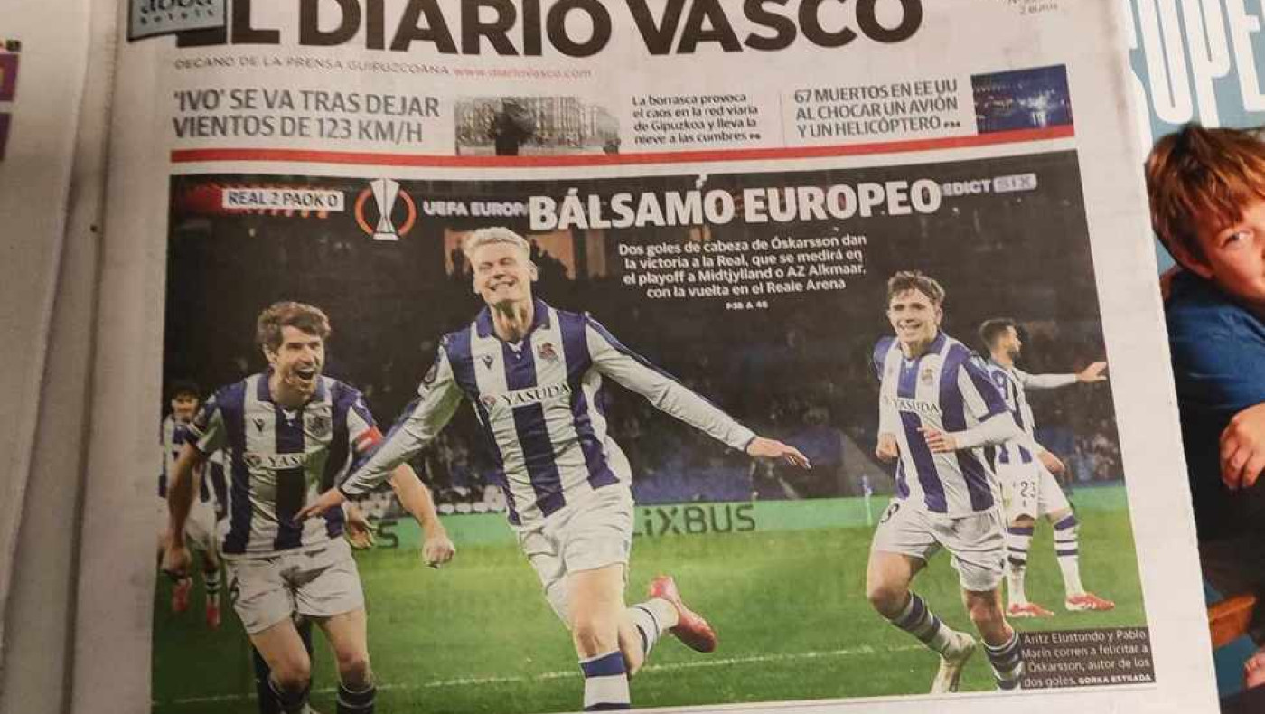 ΠΑΟΚ: Ευρωπαϊκό βάλσαμο» γράφουν στην Ισπανία για τη Ρεάλ Σοσιεαδ