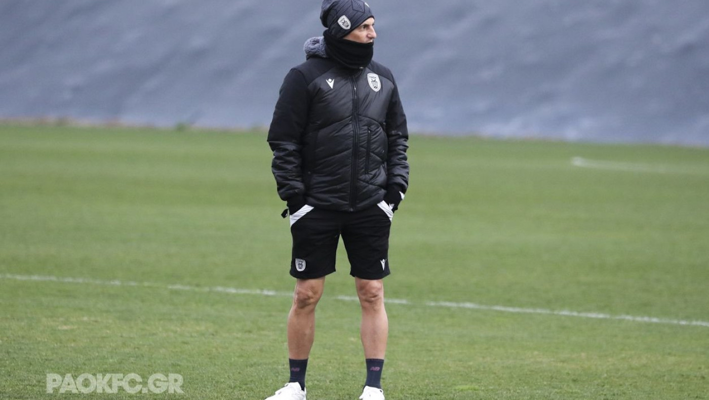 ΠΑΟΚ-Συνεχείς εντολές Λουτσέσκου στην προπόνηση: «Να είστε συμπαγείς»