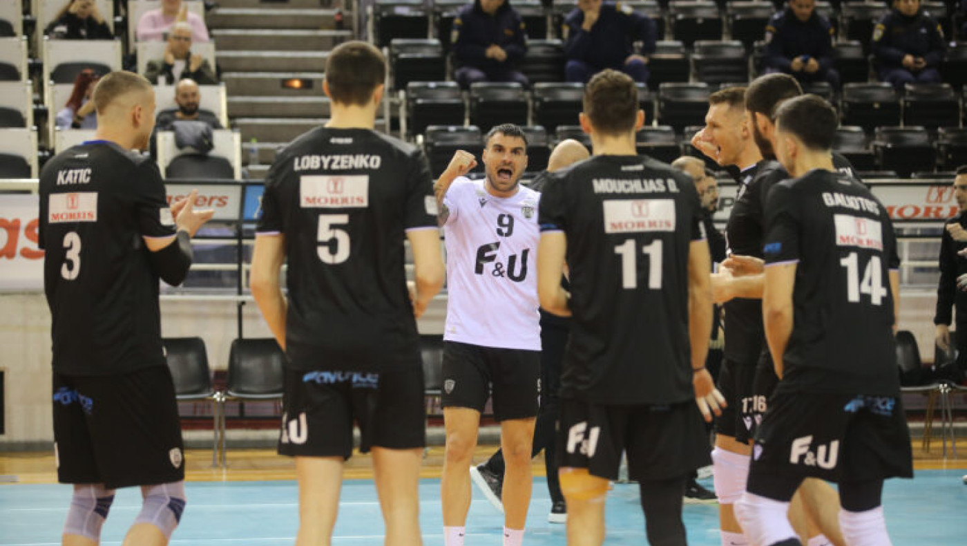 Volley League: Κάζο ΠΑΟΚ στο «Παλατάκι»-Ηττήθηκε 2-3 από τον Φλοίσβο
