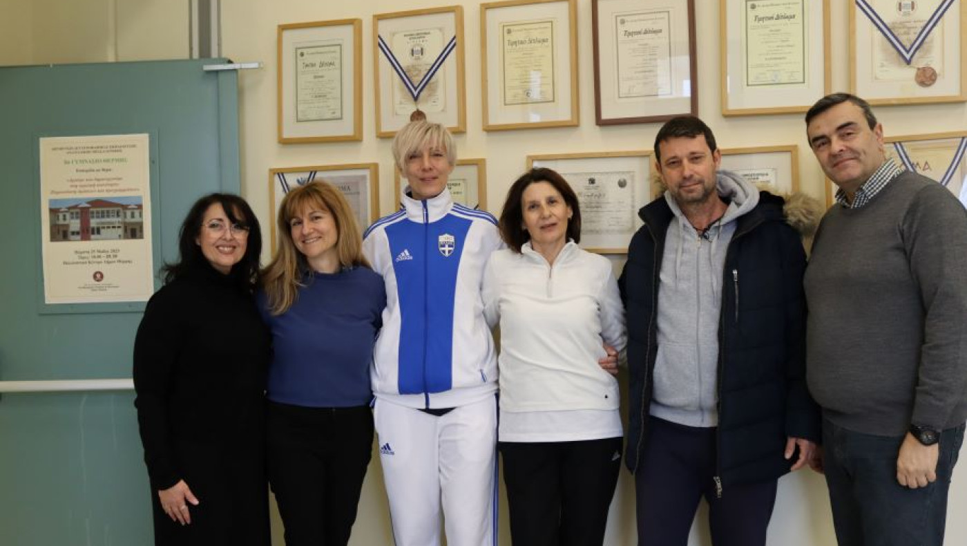 Ολυμπιονίκης στο 3ο Γυμνάσιο Θέρμης: «Σεβασμός, φιλία, αριστεία»