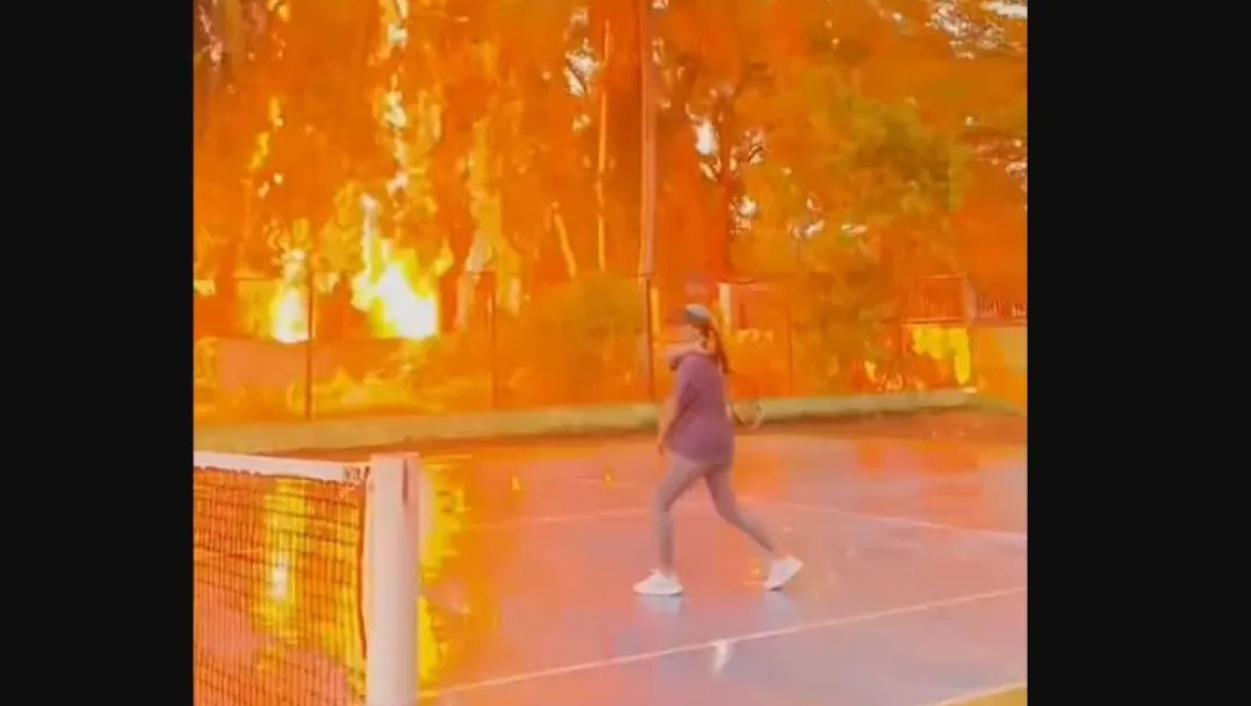 Βίντεο με 25 εκ. προβολές: Κεραυνός σε απόσταση αναπνοής από τενίστρια