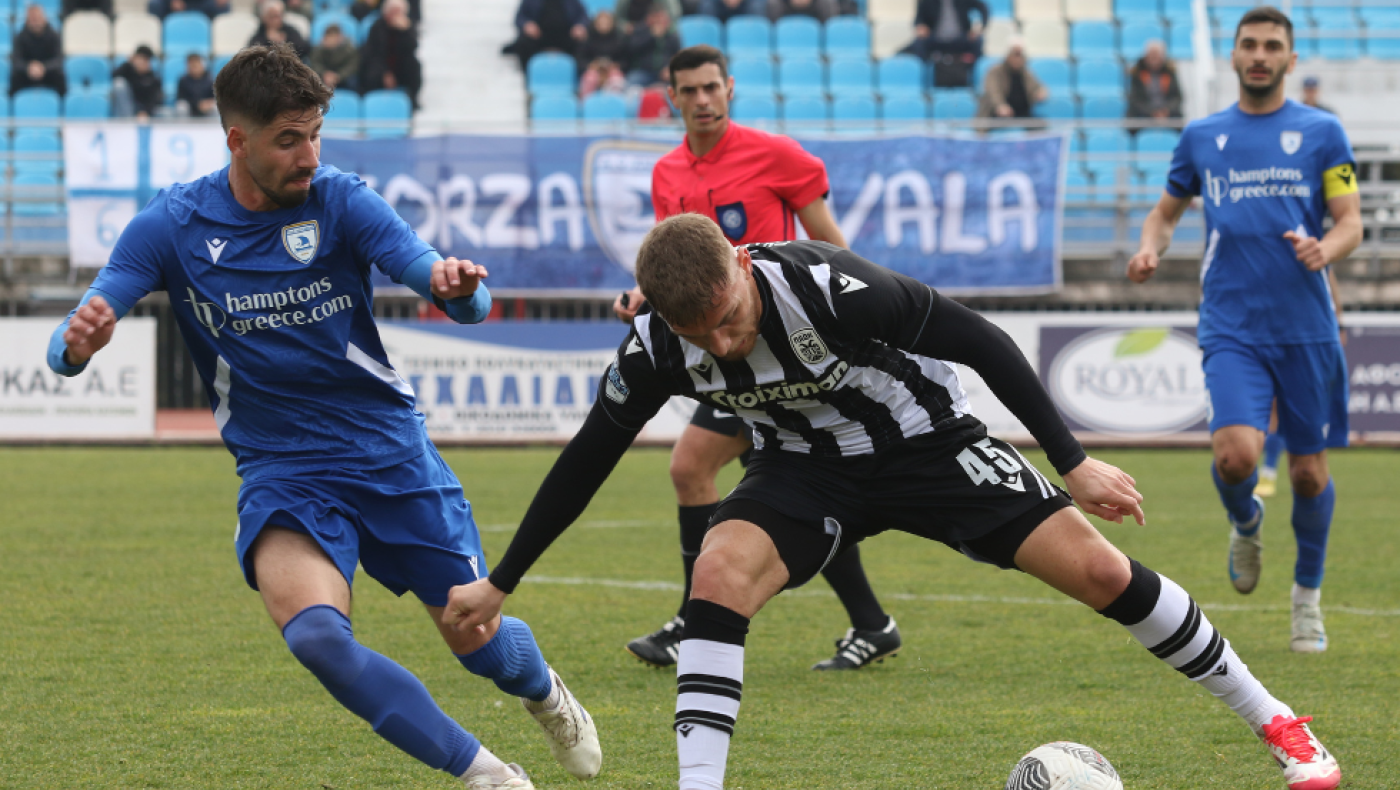 Νίκη «ανάσα» για την Καβάλα απέναντι στον ΠΑΟΚ Β-Η αφιέρωση του γκολ