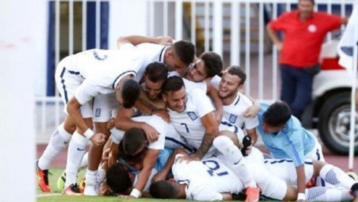 Βασικοί Χαρίσης,Γιαννούλης, Μυστακίδης στην νίκη της Εθνικής Ελπίδων