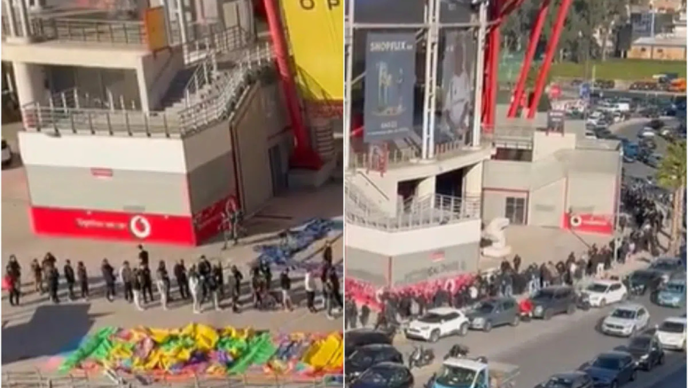 «Ερυθρόλευκη φρενίτιδα»: Ώρες αναμονής για μια... επετειακή φανέλα!