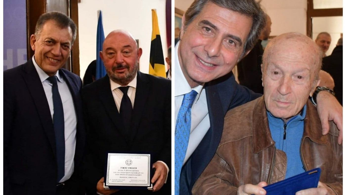 Βραβεύσεις στο ΥΜΑΘ: Τιμήθηκαν για την προσφορά τους οι... δικοί μας Βασίλης Μάστορας και Δημήτρης Μπούζας