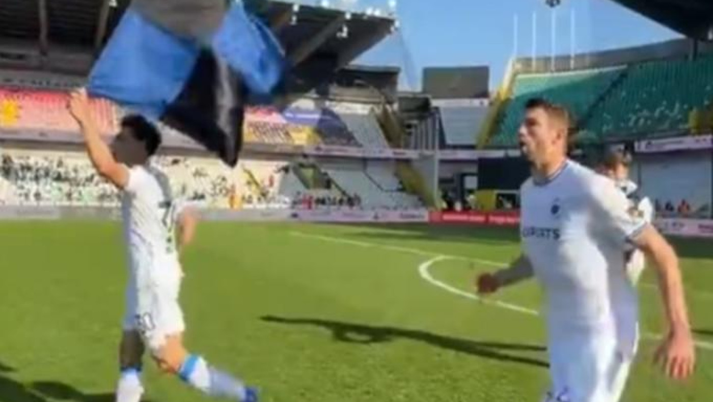 Ποδοσφαιριστής κάρφωσε σημαία της Μπριζ μετά το τοπικό ντέρμπι με τη Σερκλ και προκάλεσε... χαμό (vid)