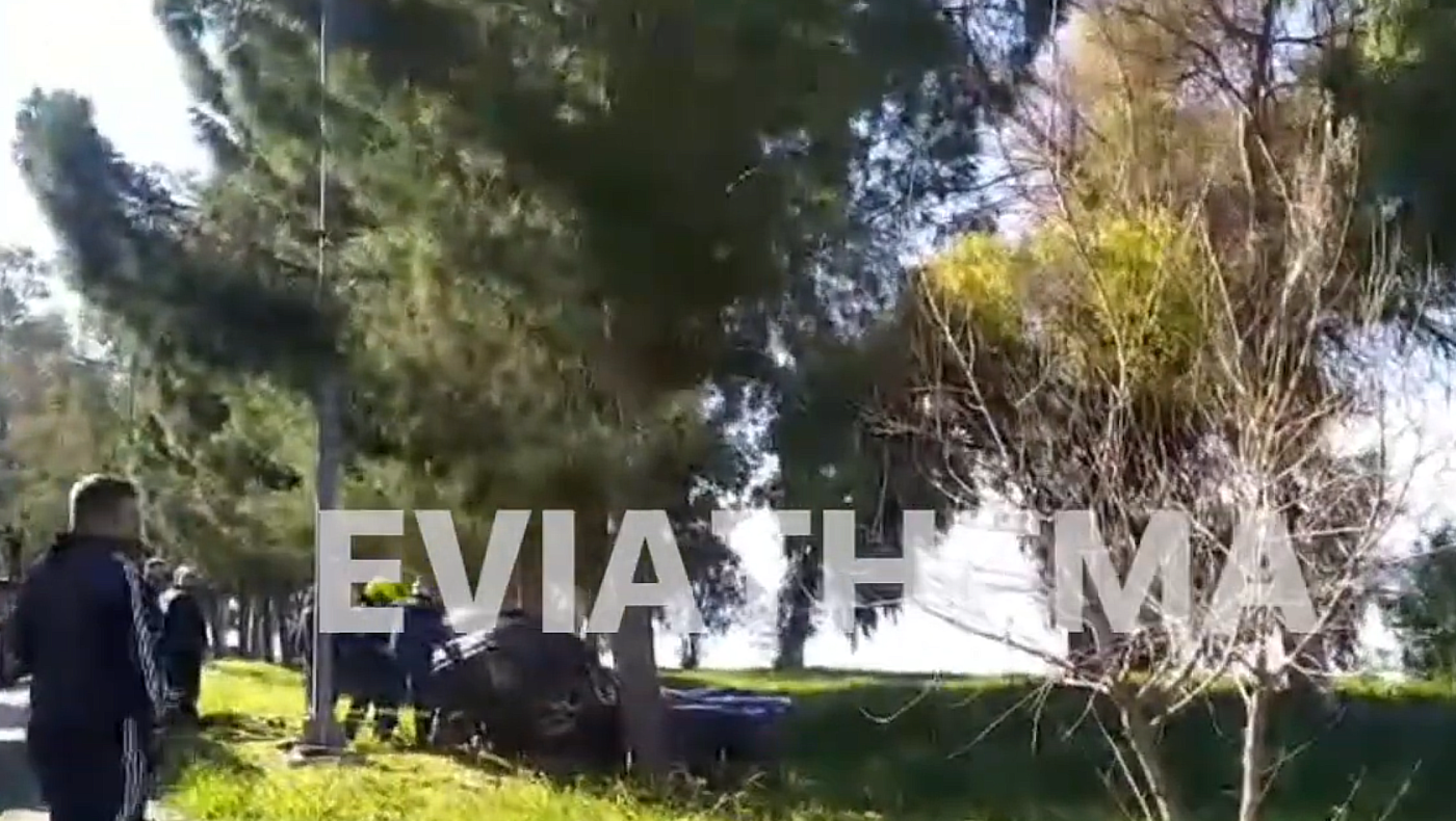 Τραγωδία στη Χαλκίδα: Όχημα καρφώθηκε σε δέντρο - Νεκροί οι 2 επιβάτες