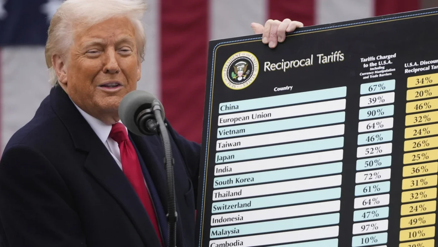 ΗΠΑ: Παγκόσμιο εμπορικό πόλεμο κήρυξε ο Τραμπ - Επέβαλε δασμούς στα πάντα και σε όλους