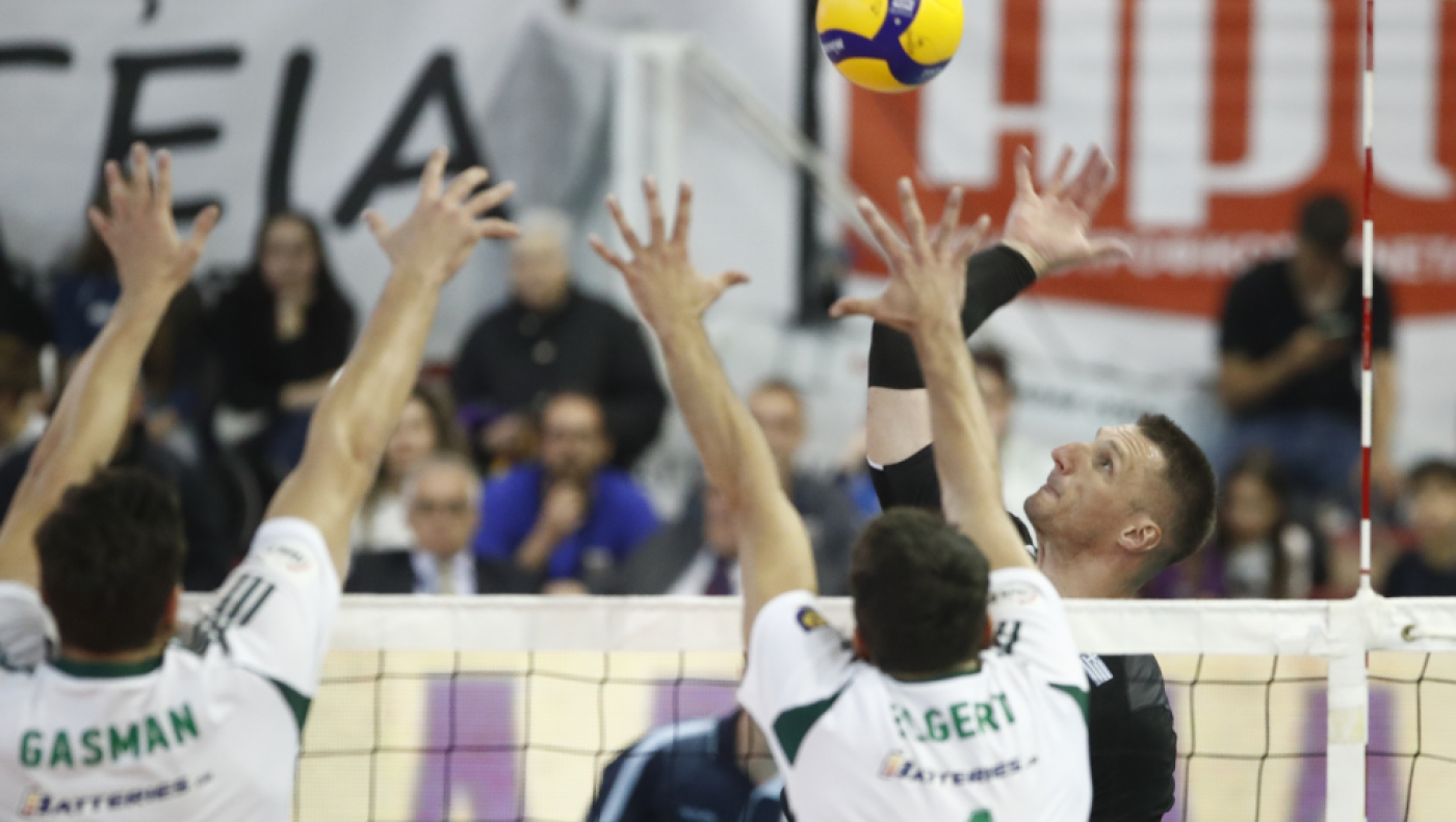 Volley League: Ημιτελικός ΠΑΟΚ-Παναθηναϊκού στο Παλατάκι