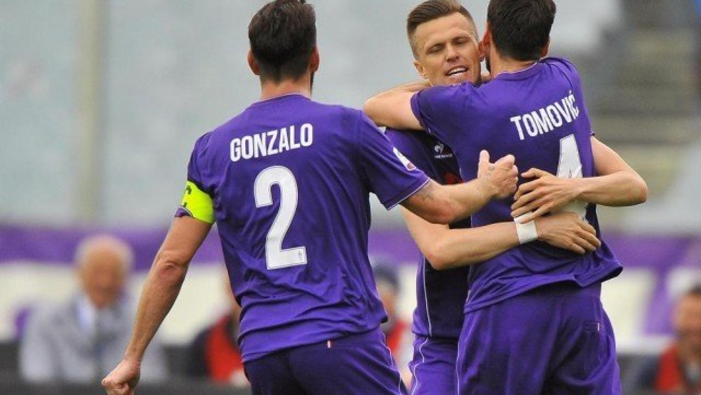 Η αναχώρηση της  Φιορεντίνα   για     Θεσσαλονίκη (video)