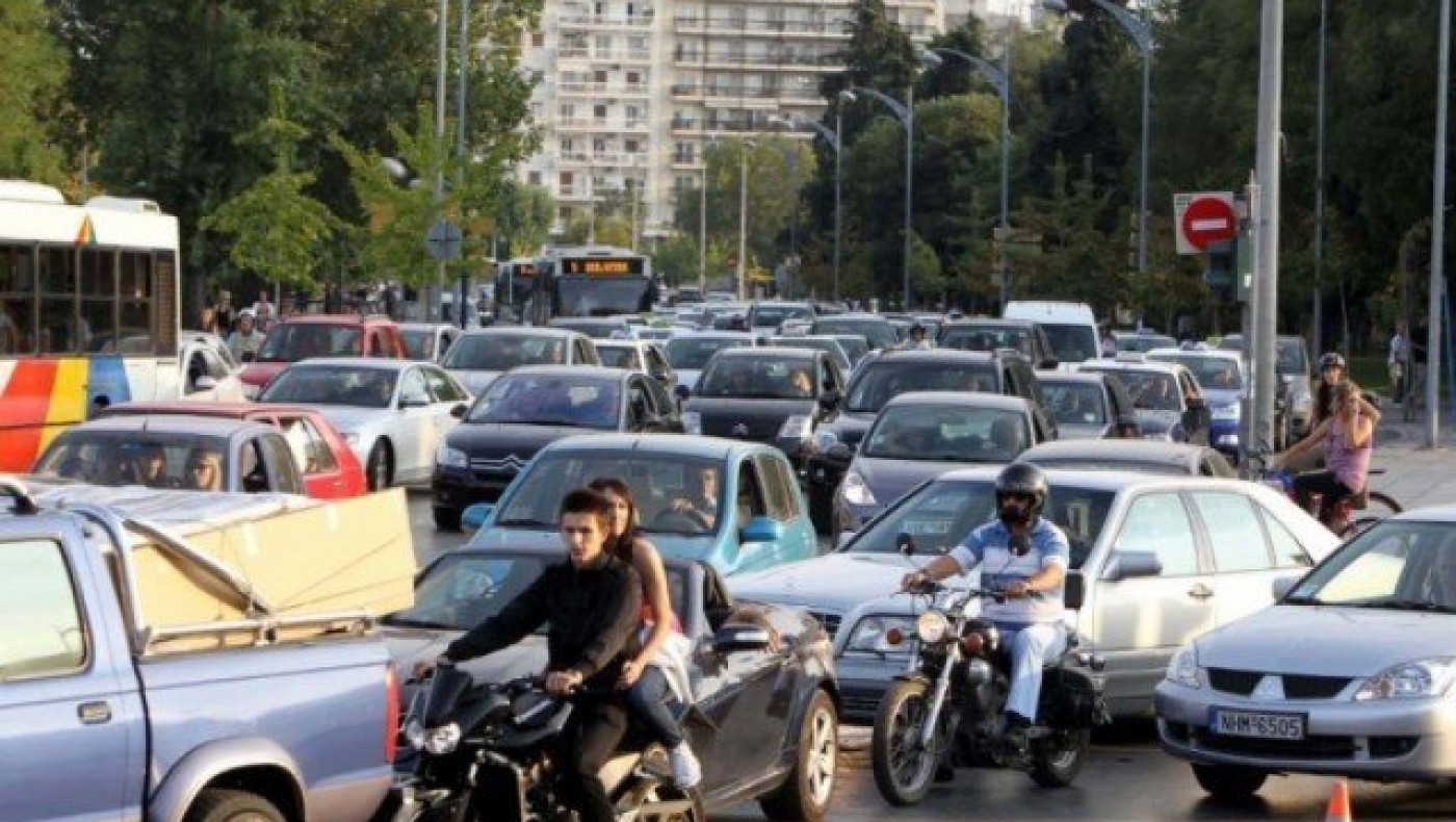 Το απόλυτο κυκλοφοριακό χάος στο κέντρο της Θεσσαλονίκης