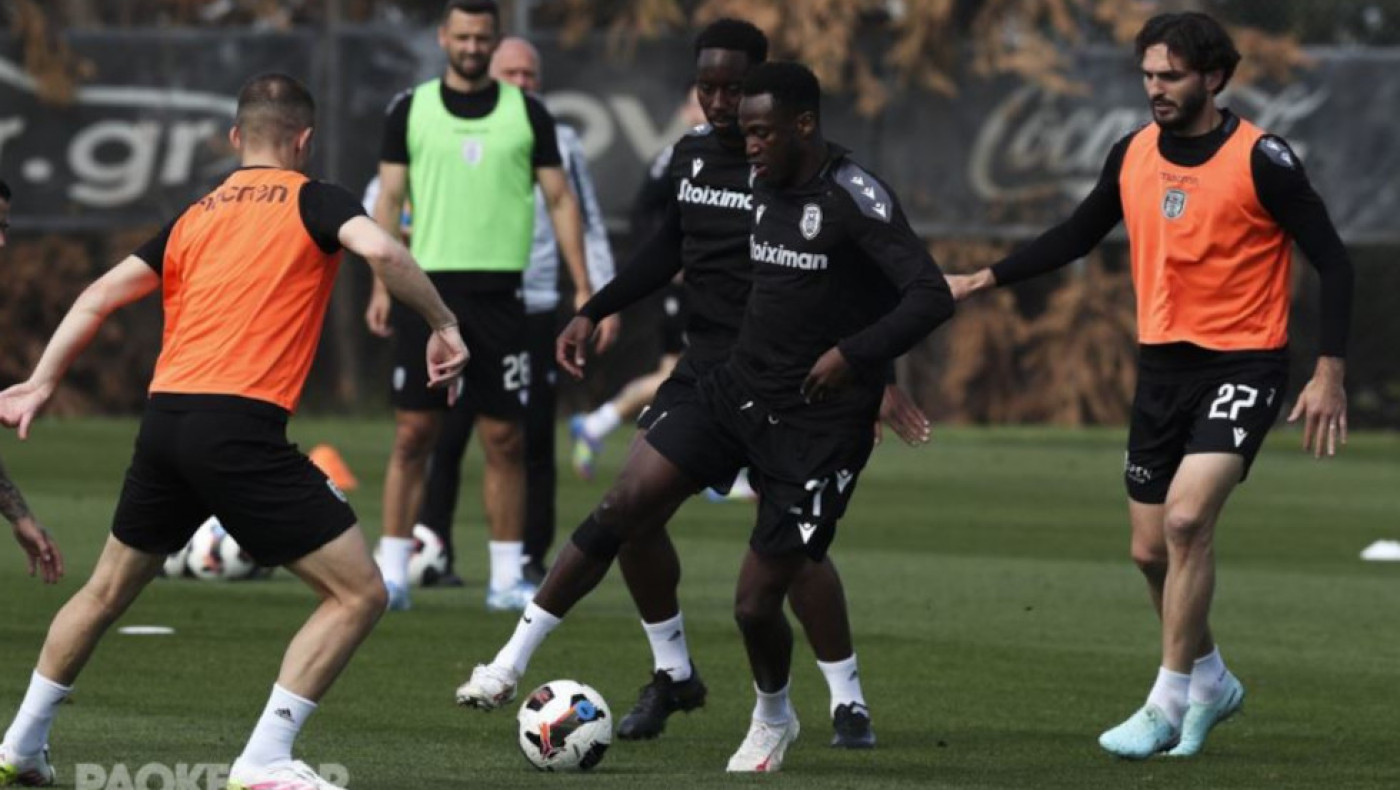 ΠΑΟΚ: Δυνατή προπόνηση πριν το τριήμερο ρεπό