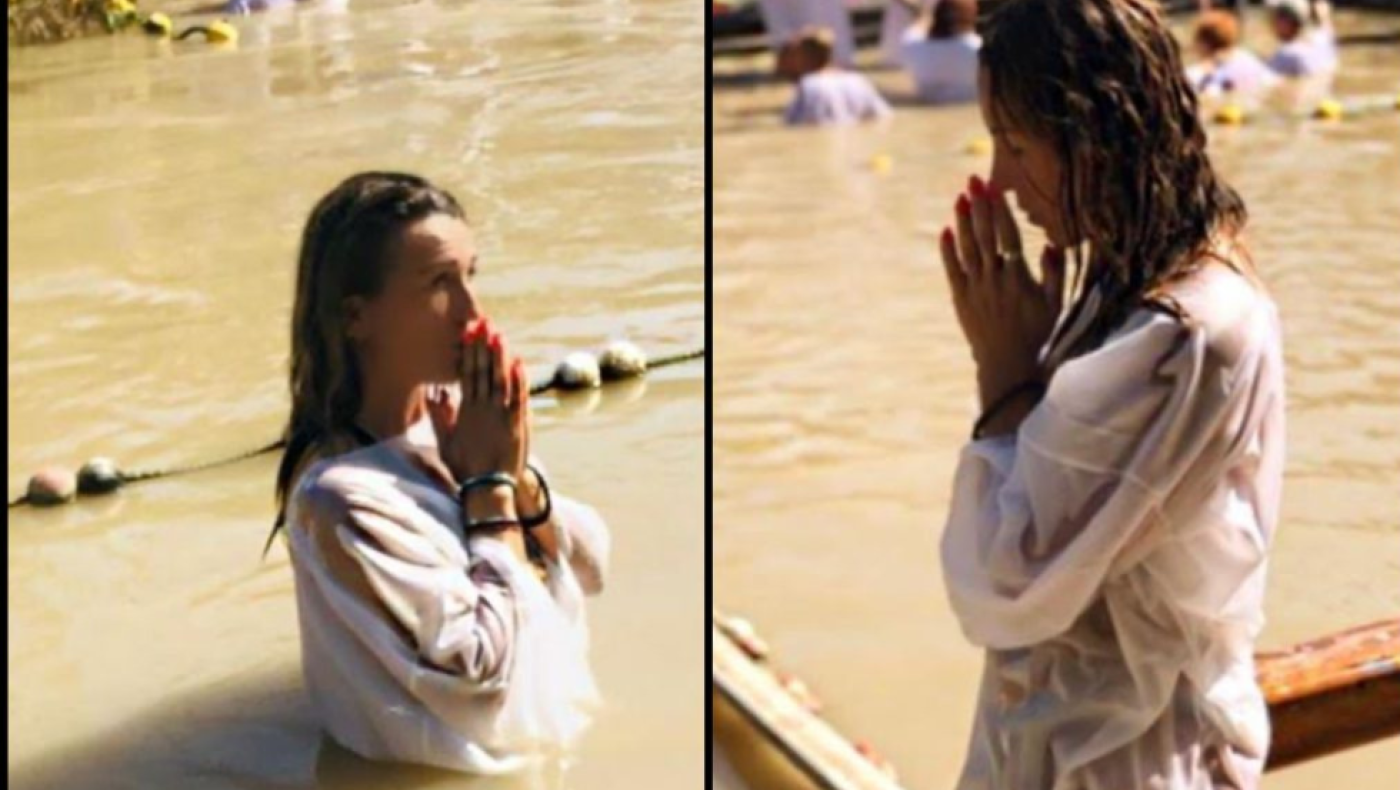 Πηγή Δεβετζή: Βαπτίστηκε στον Ιορδάνη ποταμό Χρυσοπηγή-Ολυμπιάδα!