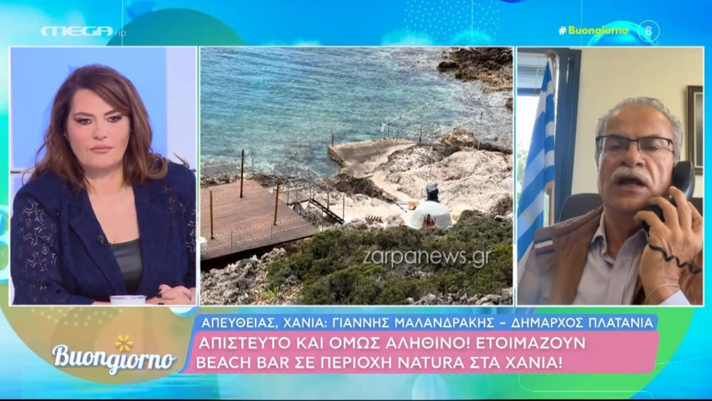 Χανιά: Τοποθέτησαν εξέδρα για beach bar σε περιοχή Natura