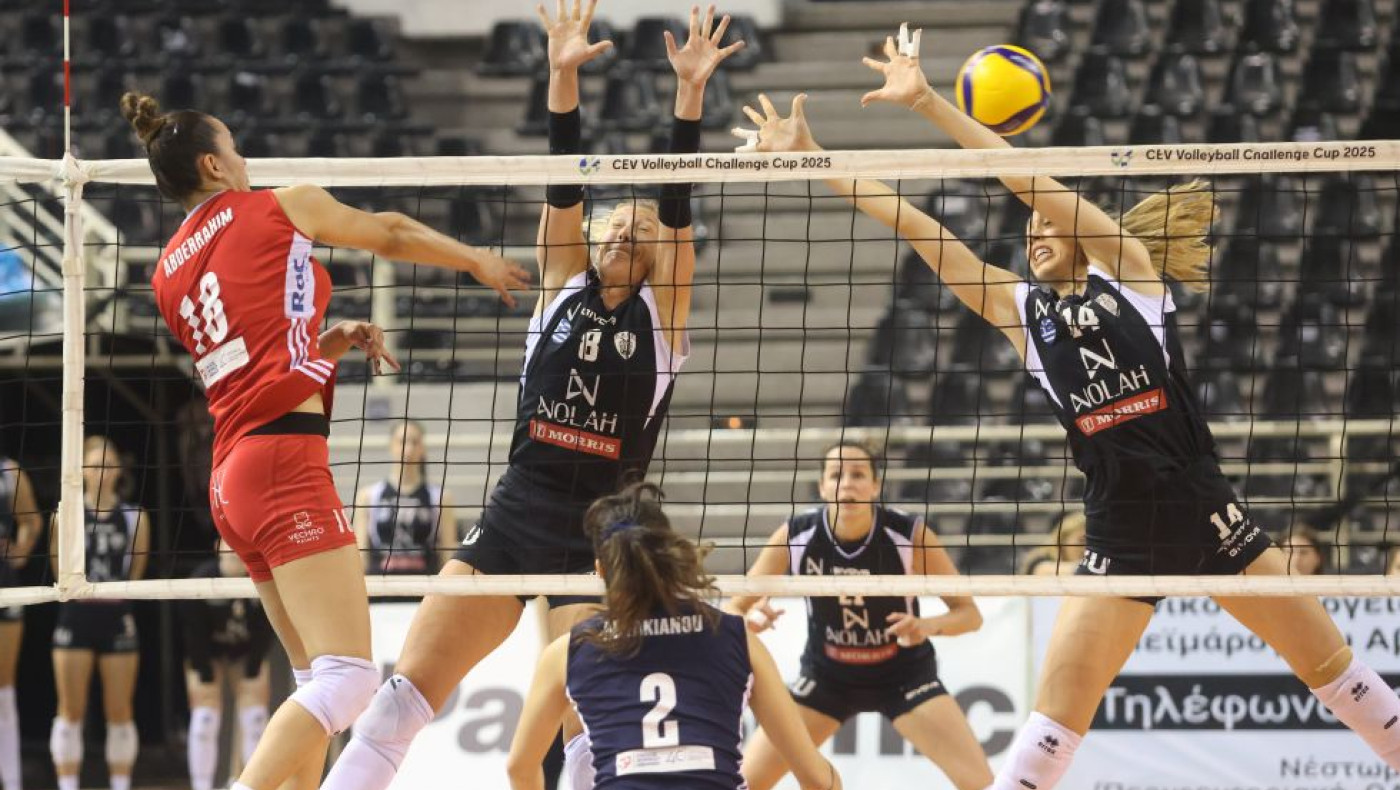 Τελικοί Volley League γυναικών: Έκανε το 2-0 στο PAOK Sports Arena ο Ολυμπιακός