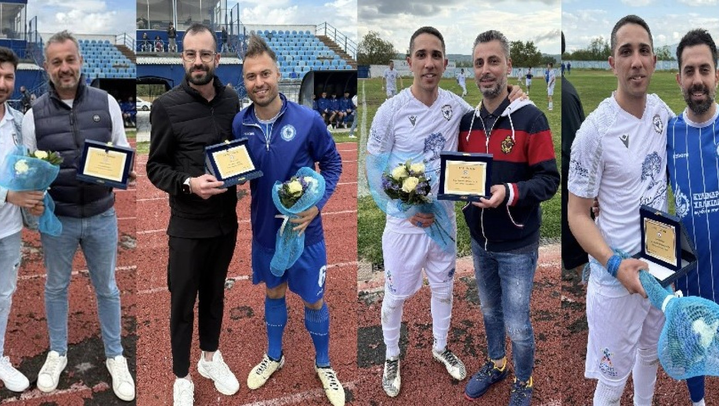 Λαγκαδάς: Βραβεύσεις στο φιλικό με τους Ακρίτες και ανανεώσεις συνεργασίας