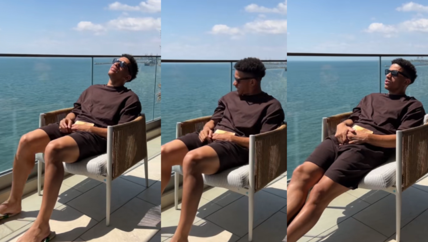 «Μεράκλωσε» στο... ρεπό ο Τάισον ακούγοντας Φέρρη στο μπαλκόνι του