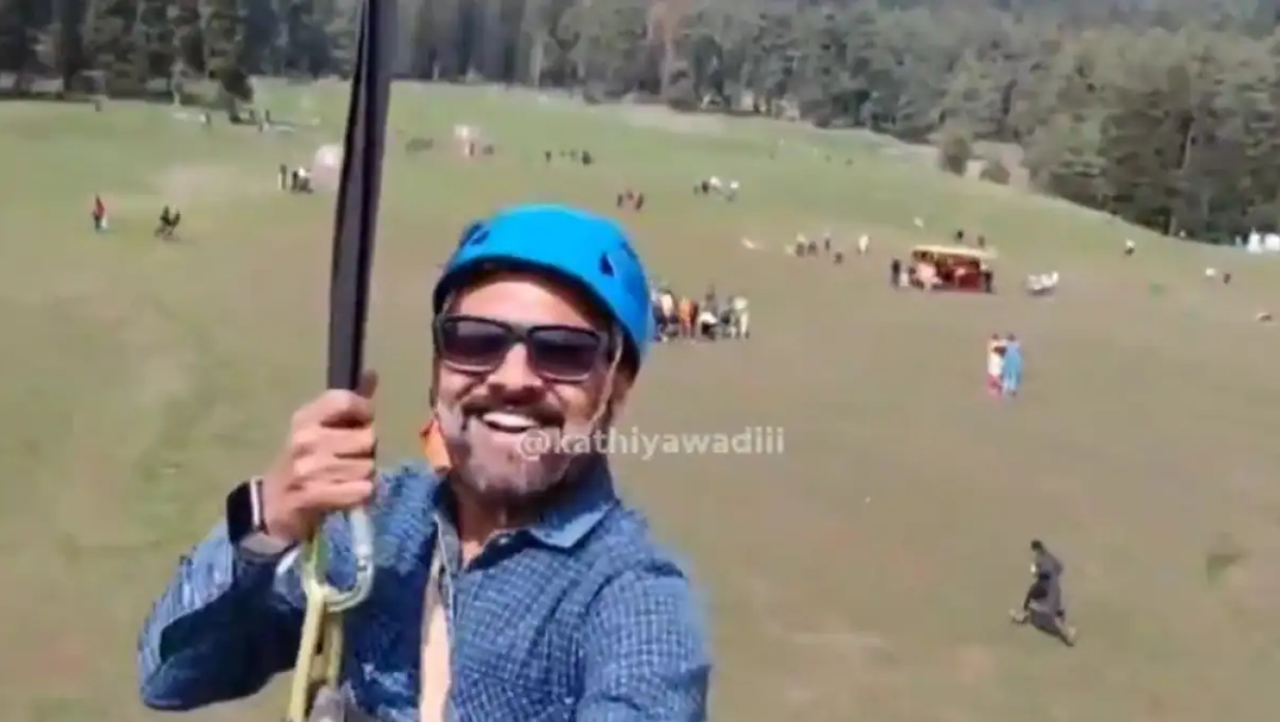 Κατέγραψε το μακελειό στο Κάσμιρ ενώ έκανε...zipline