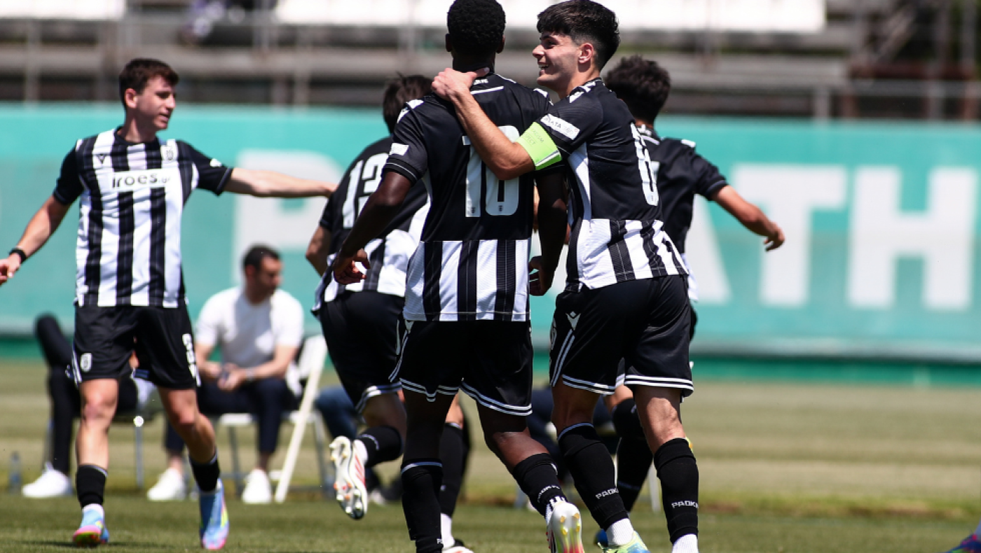 Νίκη με ανατροπή και ευρωπαϊκό εισιτήριο για την Κ19 του ΠΑΟΚ-Ξανά υπό το βλέμμα Καρυπίδη