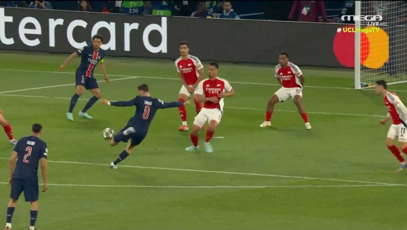 Με μία οβίδα του Ρουίθ η Παρί παίρνει κεφάλι στο σκορ κόντρα στην Άρσεναλ (1-0)