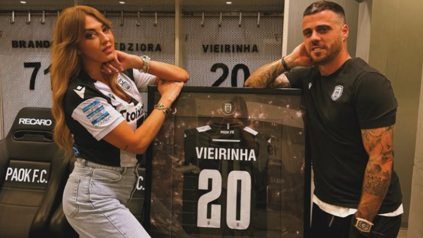 Η «ασπρόμαυρη» καληνύχτα της Βάσως μαζί με τον Βιεϊρίνια