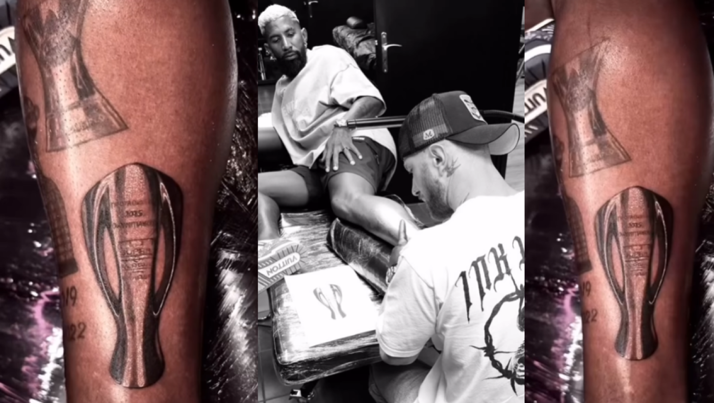 Ολυμπιακός: Ο Ροντινέι έκανε τατουάζ το τρόπαιο του πρωταθλήματος!