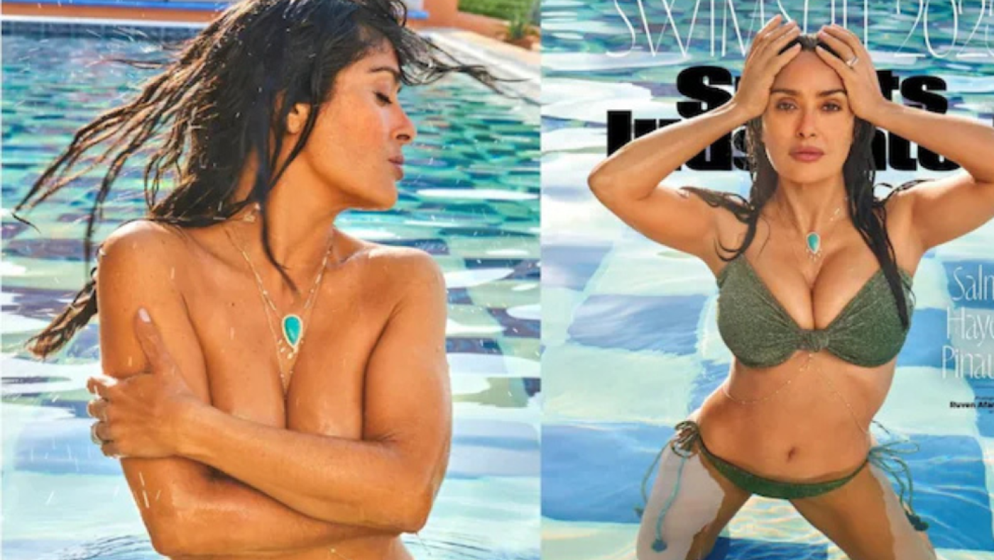 Salma Hayek: Ποζάρει στα 58 της topless για το Sports Illustrated Swimsuit
