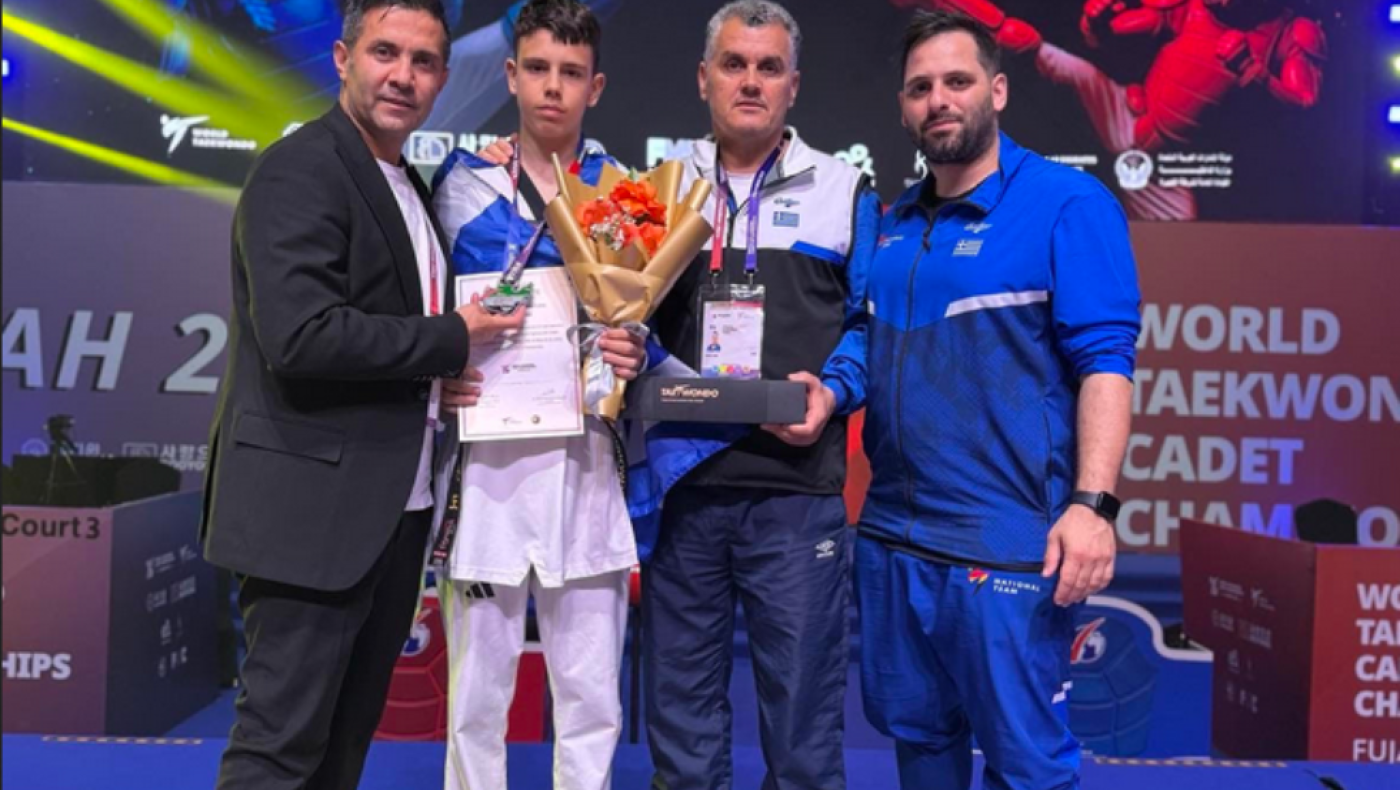Βασίλης Νικολάου: Ασημένιο μετάλλιο στο Παγκόσμιο πρωτάθλημα Ταεκβοντό