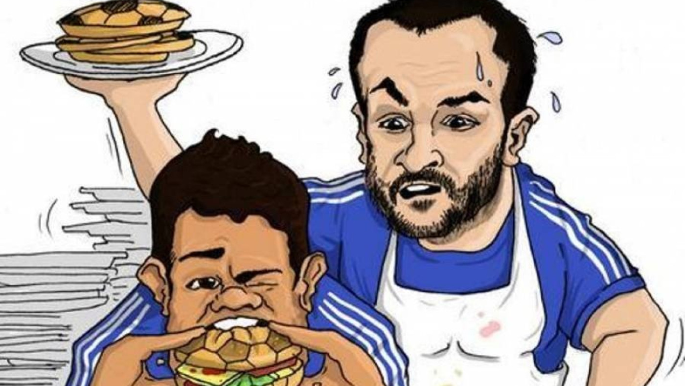 Σεσκ σερβίρει, Κόστα τρώει