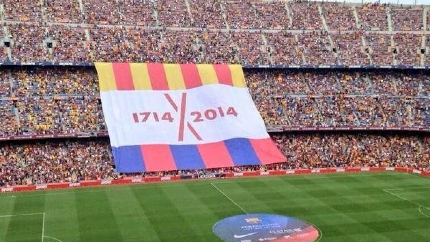 Πανό για την Καταλονία (pic)