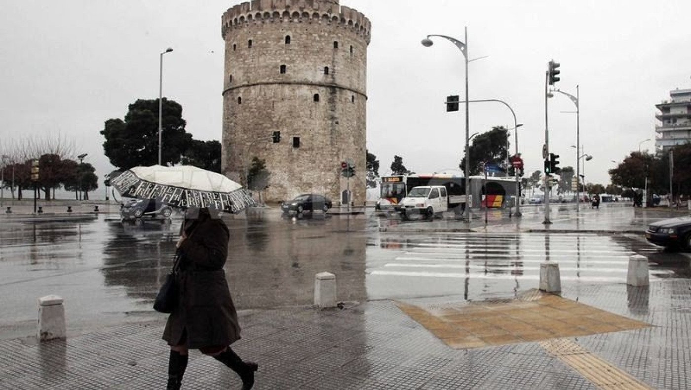Προβλήματα σε Θεσσαλονίκη, Χαλκιδική από τη βροχή