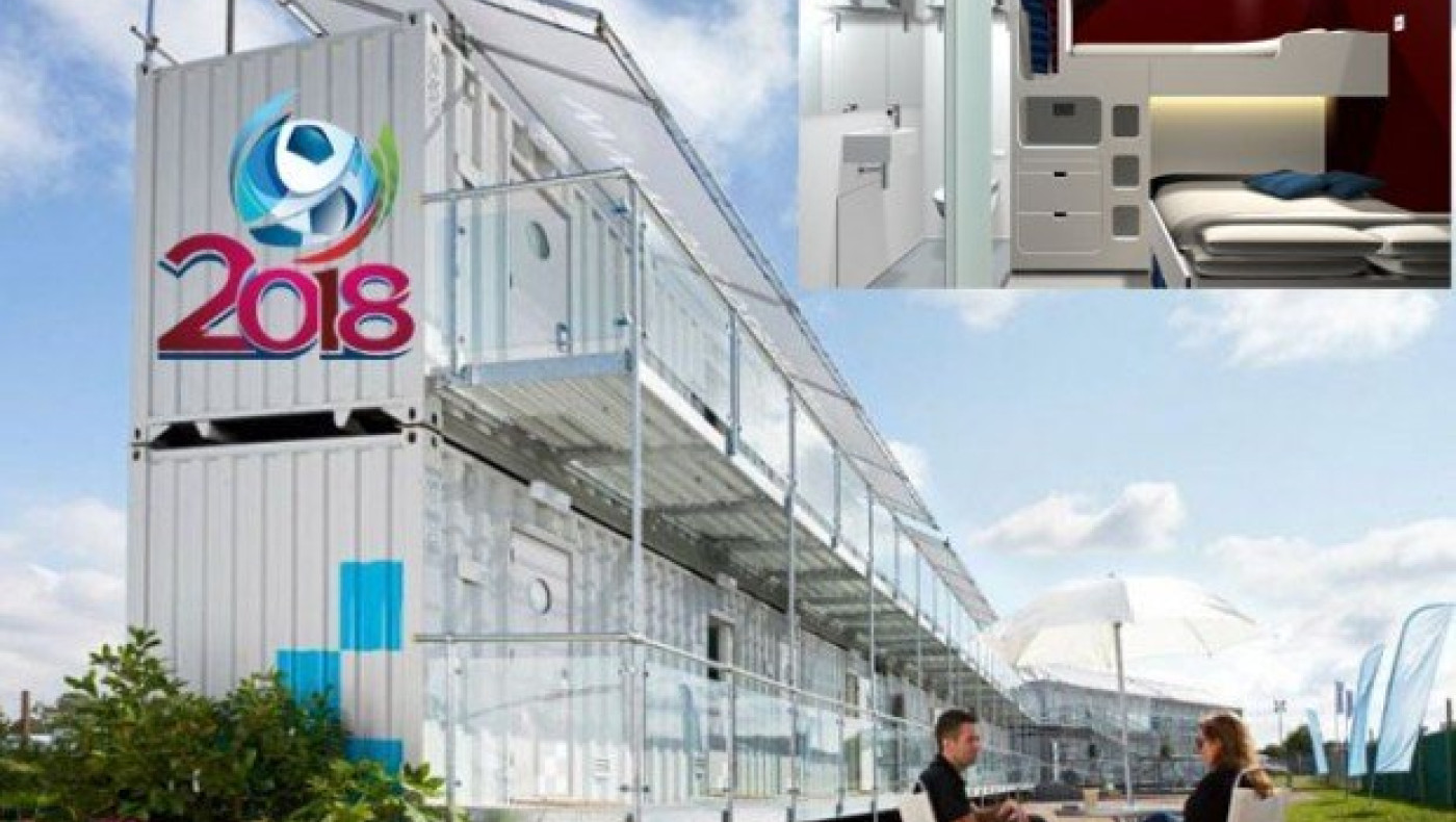 Πρωτοτυπούν οι Ρώσοι!! Ξενοδοχεία - κοντέινερ για το Μουντιάλ του 2018