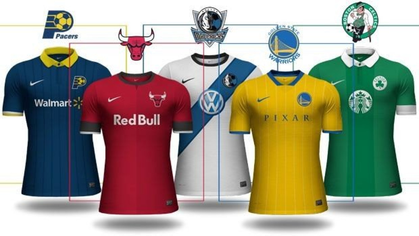 Οι ποδοσφαιρικές φανέλες του NBA! (pics)