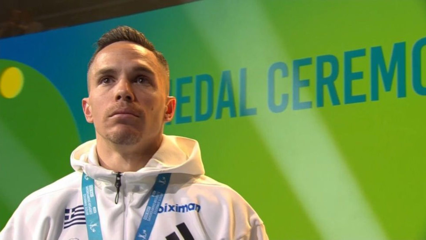 Πετρούνιας: Η απονομή του χρυσού μεταλλίου και η συγκίνησή του (vid)