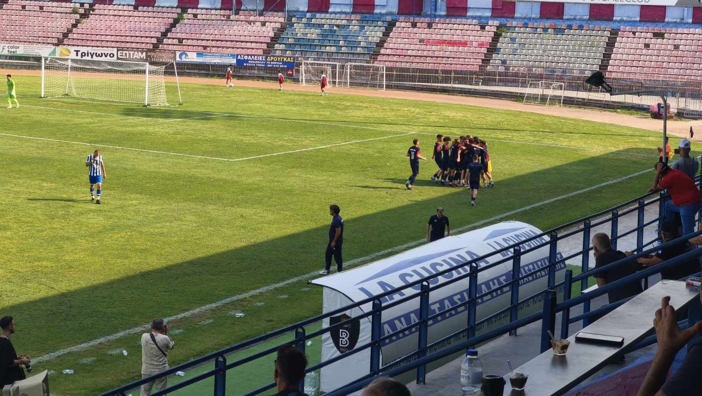 Μπαράζ ανόδου στη Γ' Εθνική: Έκλεισε την χρονιά με νίκη η Βέροια, 4-2 τον Ηρακλή Θερμαϊκού