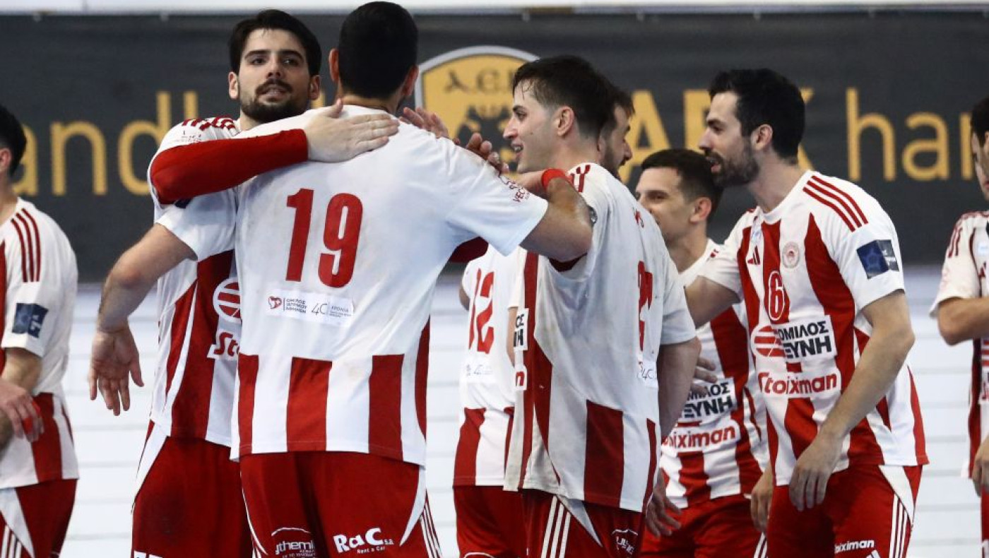 ΑΕΚ–Ολυμπιακός: «Ερυθρόλευκο» προβάδισμα τίτλου στην Handball Premier