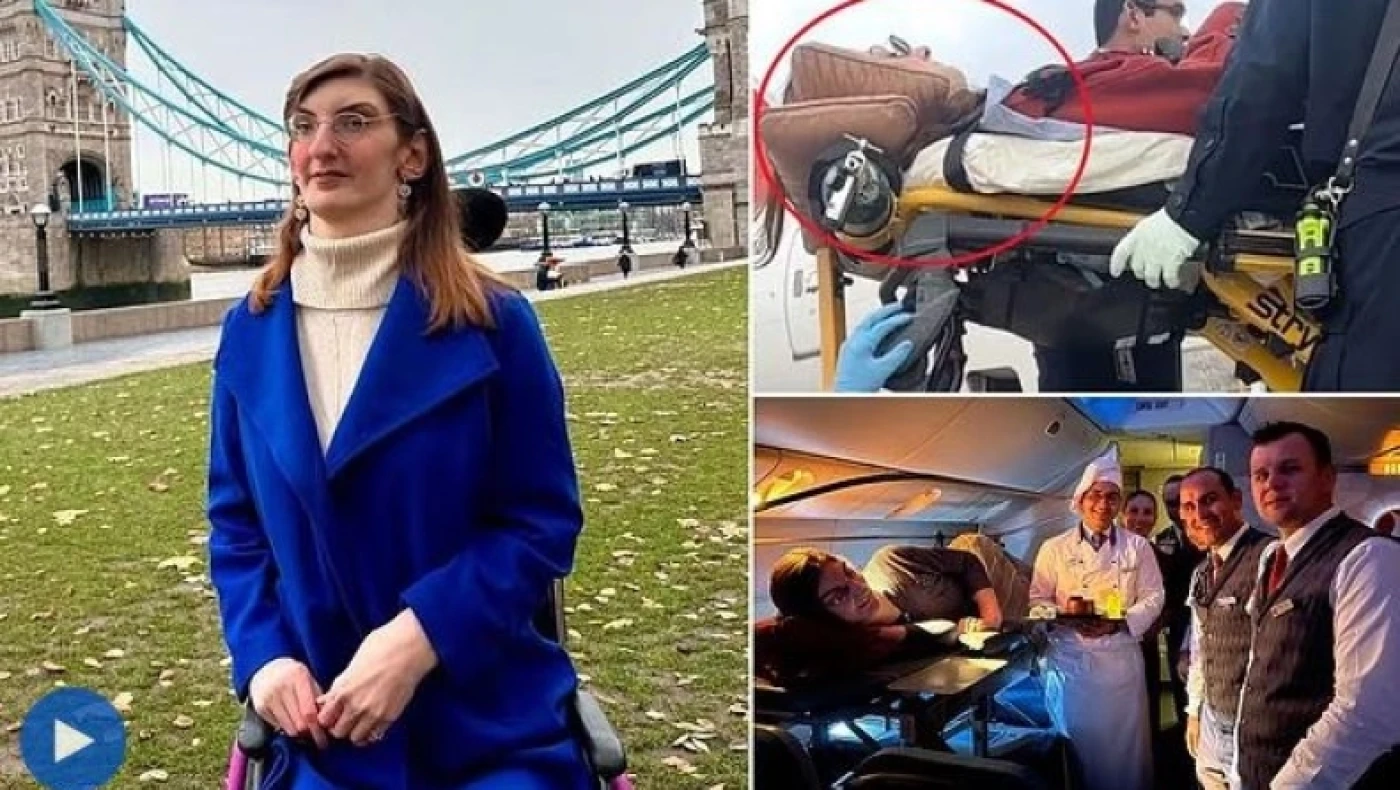 Η ψηλότερη γυναίκα του κόσμου πληρώνει 6 θέσεις αεροπλάνου για να ταξιδέψει