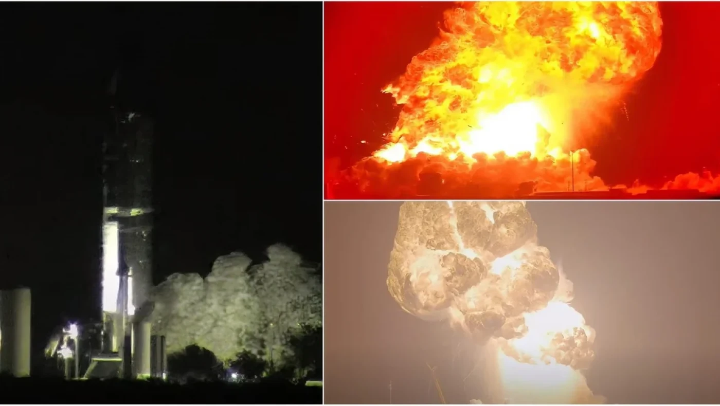 Η στιγμή που το διαστημόπλοιο της SpaceX εξερράγη σε δοκιμή στο Τέξας (vid)