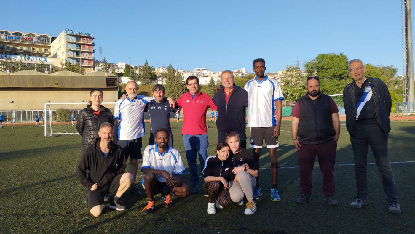 Στο πλευρό της Εθνικής Ομάδας Αστέγων ο Γ.Σ. Ηρακλής