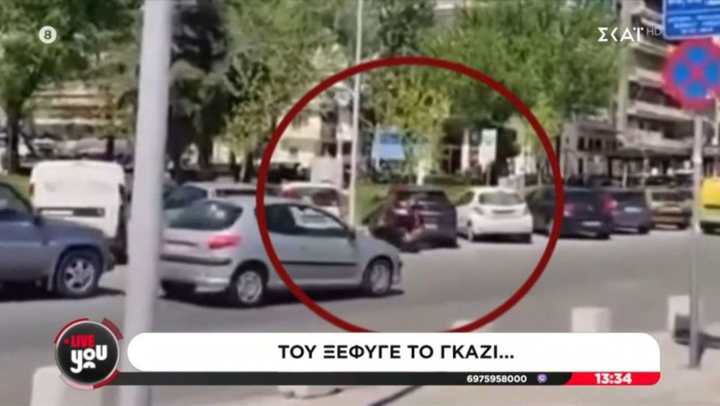 VIDEO από Θεσσαλονίκη-Οδηγός χάνει τον έλεγχο και πέφτει σε ΙΧ: «Αποτυπώνει ανοησία»