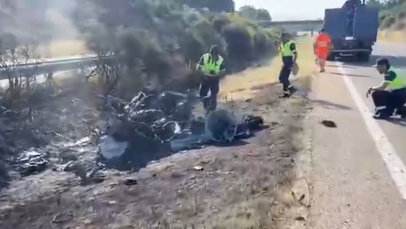 Ντιόγκο Ζότα: Σοκαριστικό βίντεο από τον τόπο του δυστυχήματος