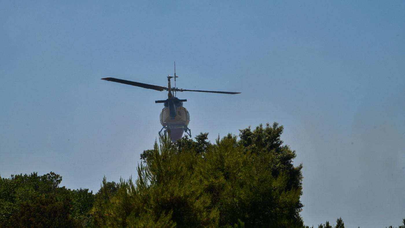 Πυρκαγιά σε δασική έκταση στην Πιερία: Επιχειρούν εναέρια μέσα