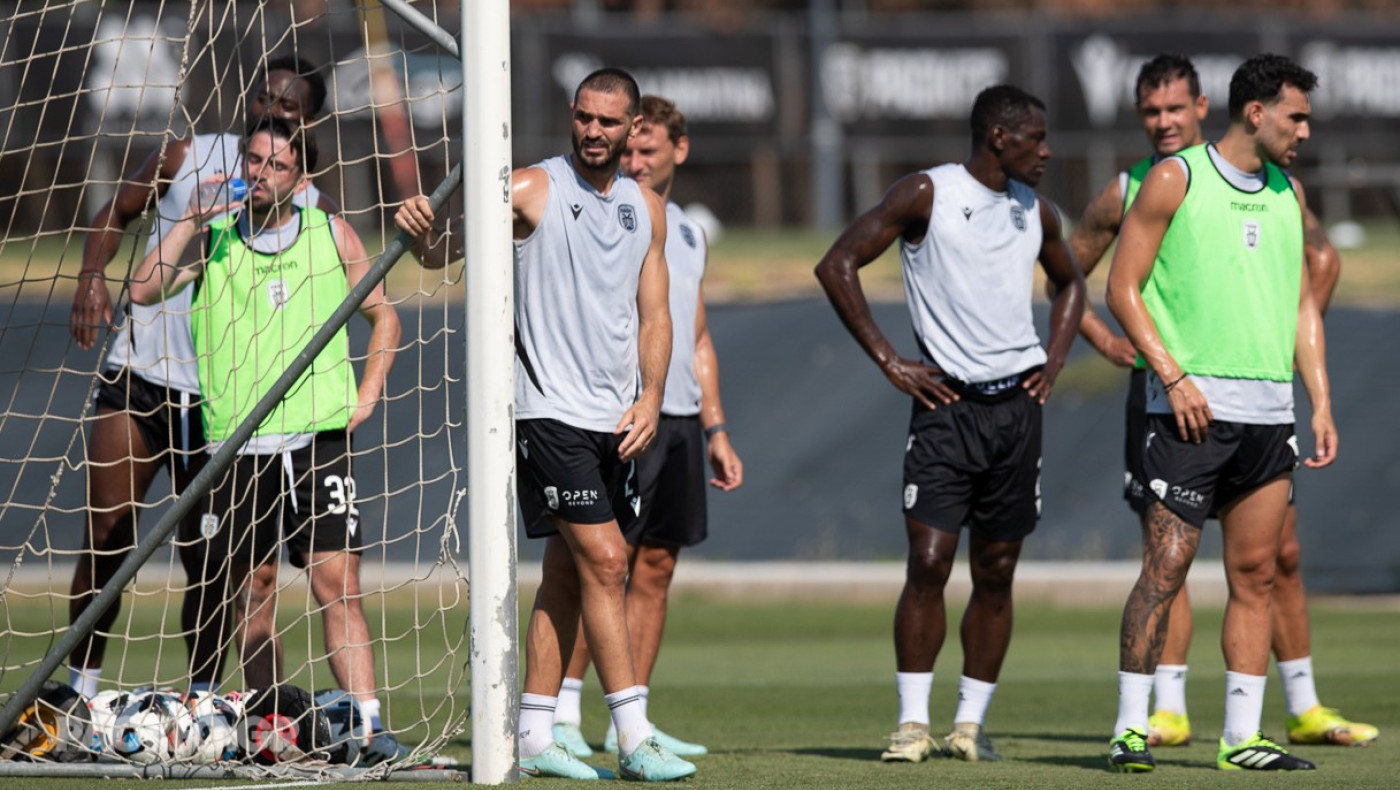 ΠΑΟΚ: Προπόνηση με... μπόλικο θέαμα