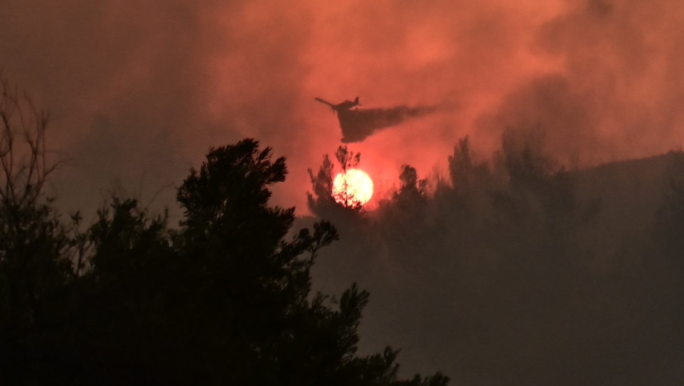 Θάσος: Υπό έλεγχο η φωτιά στο νησί - Έκαψε λιγότερα από 1.000 στρέμματα